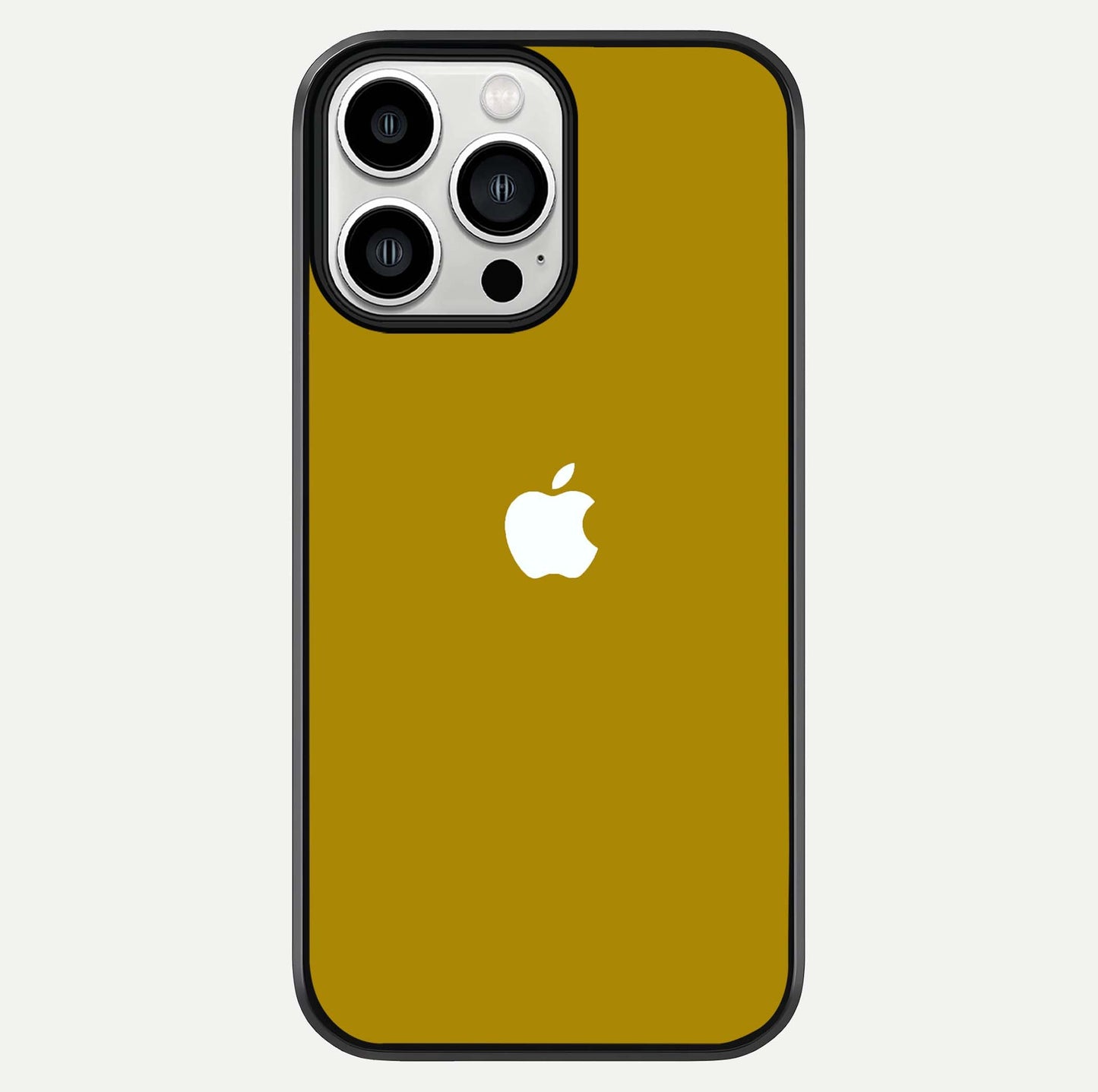 Golden Luxe Aura Glass Case For iPhone 13 Pro Max by Custom World