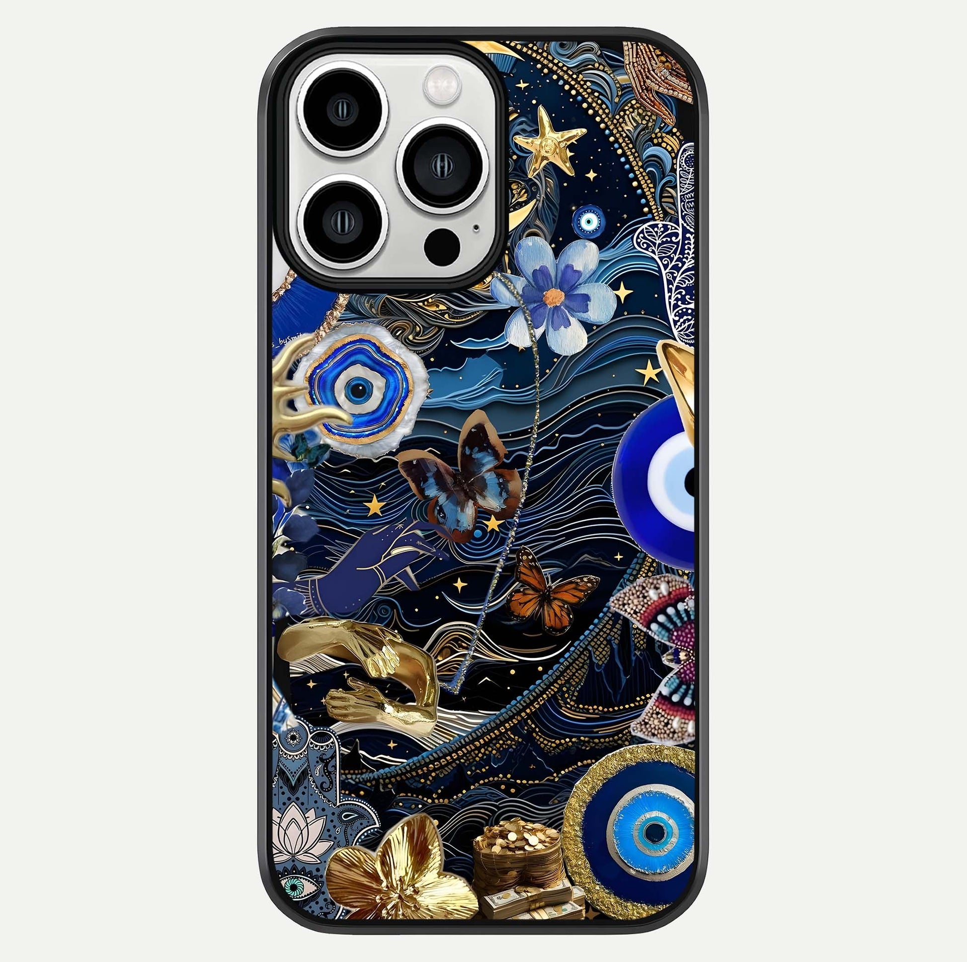 Golden Moon Magic Glass Case For iPhone 13 Pro Max by Custom World