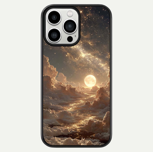Golden Sky Dream Glass Case For iPhone 13 Pro Max by Custom World