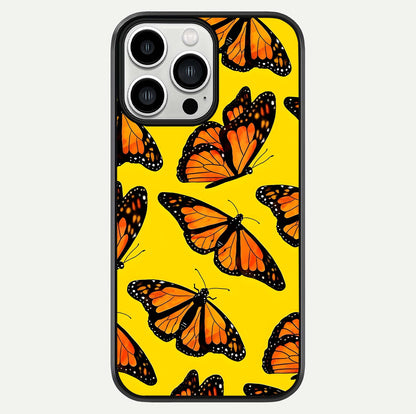 Golden Wing Flight Glass Case For iPhone 13 Pro Max by Custom World