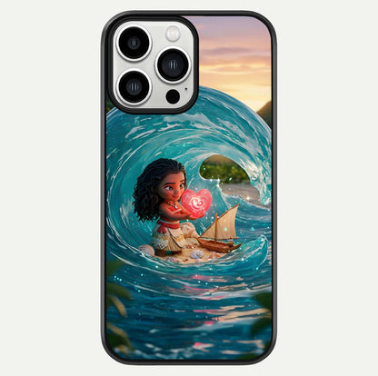 Heart of Ocean Glass Case For iPhone 13 Pro Max by Custom World
