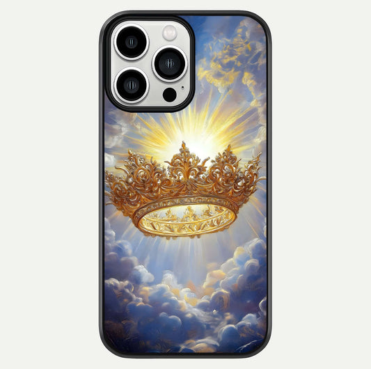 Heavenly Crown Light Glass Case For iPhone 13 Pro Max by Custom World