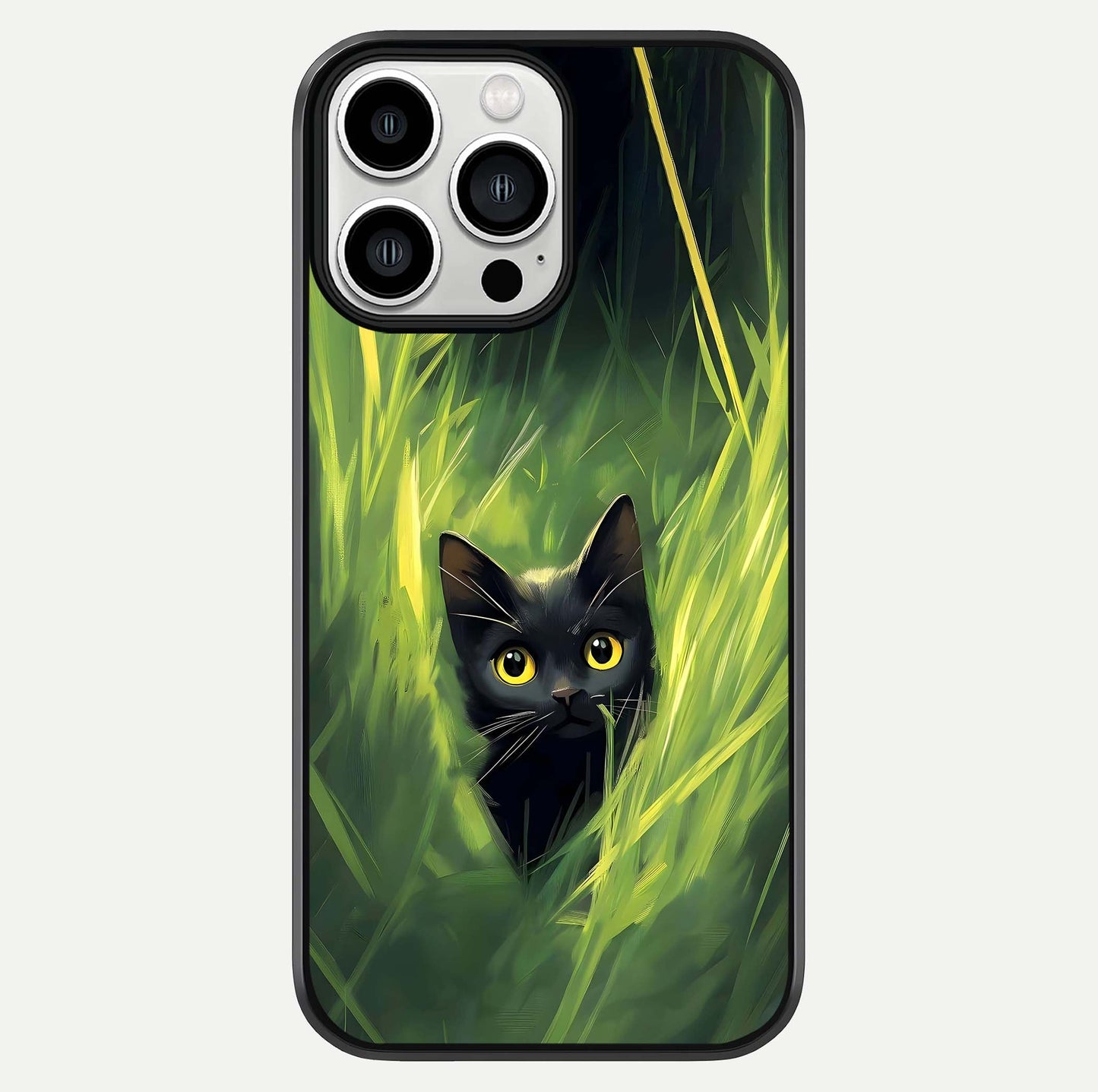 Hidden Cat Whisper Glass Case For iPhone 13 Pro Max by Custom World