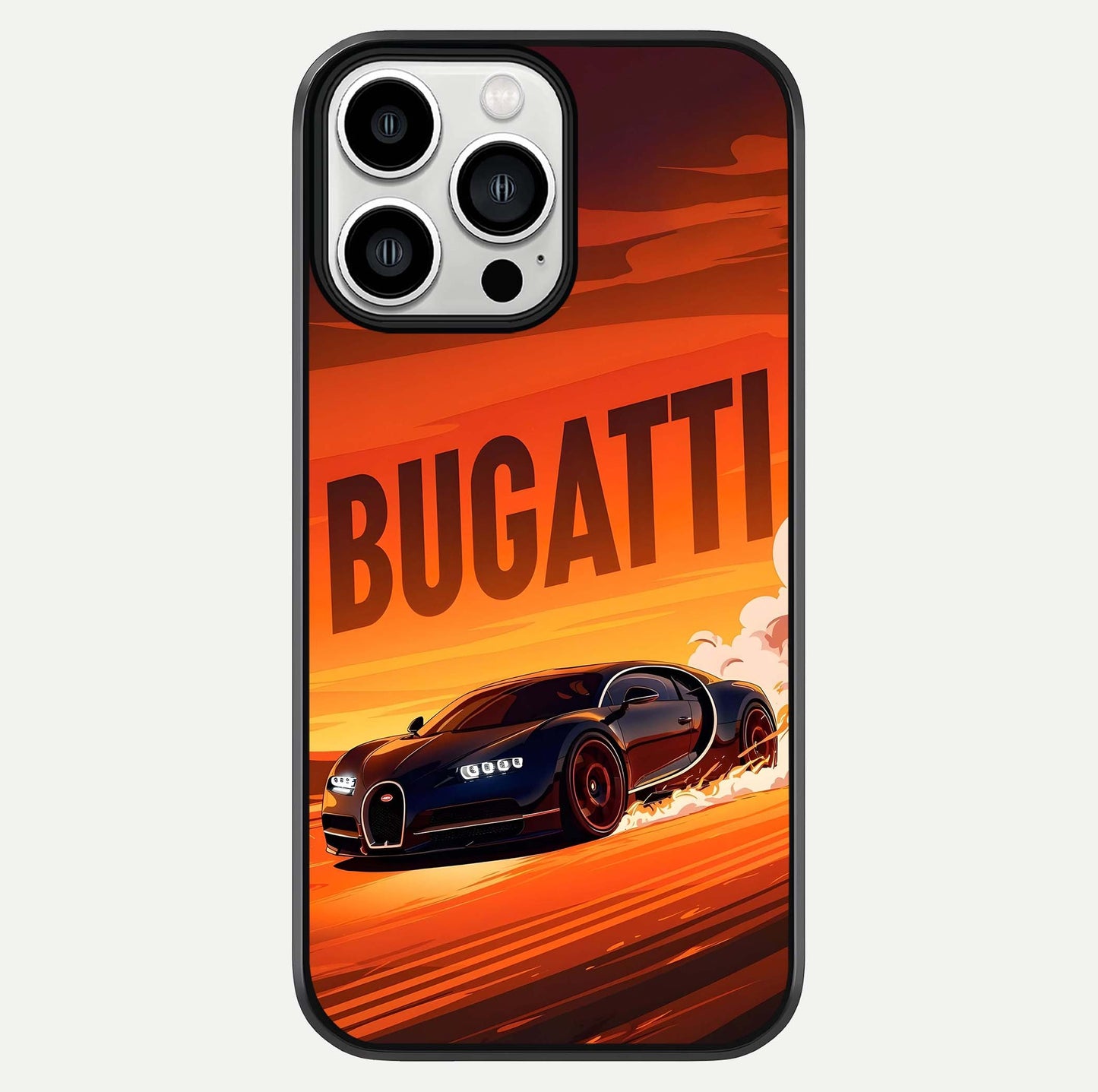 Inferno Bugatti Storm Glass Case For iPhone 13 Pro Max by Custom World