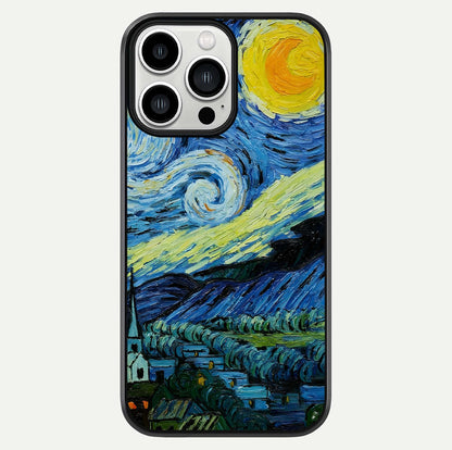 Inspired Van Gogh Art Glass Case For iPhone 13 Pro Max by Custom World