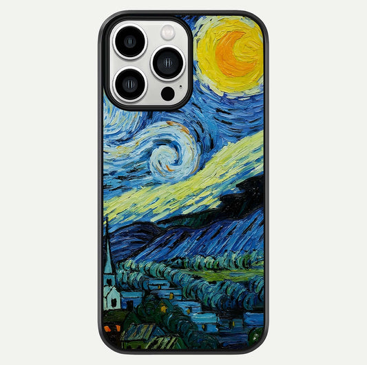 Inspired Van Gogh Art Glass Case For iPhone 13 Pro Max by Custom World