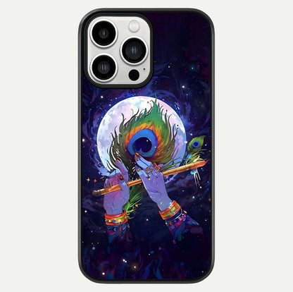 Krishna Hands Art Glass Case For iPhone 13 Pro Max by Custom World