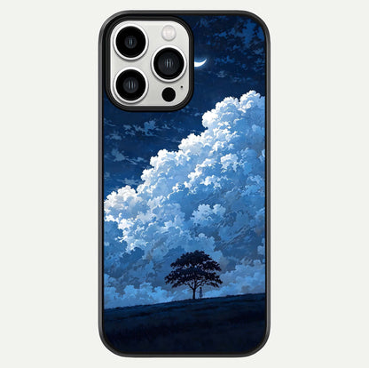 Midnight Sky Serenity Glass Case For iPhone 13 Pro Max by Custom World