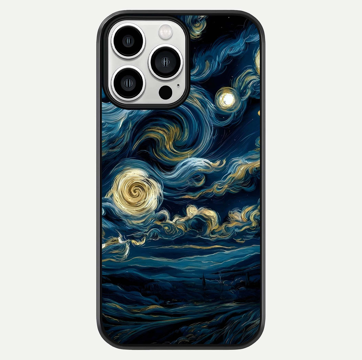 Midnight Sky Whirl Glass Case For iPhone 13 Pro Max by Custom World