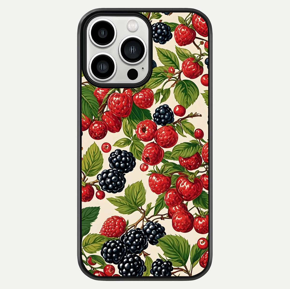Mixed Berry Collage Glass Case For iPhone 13 Pro Max by Custom World