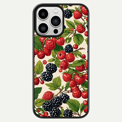 Mixed Berry Collage Glass Case For iPhone 13 Pro Max by Custom World