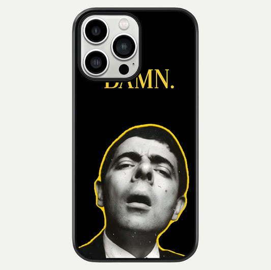 Mr Bean Damn Glass Case For iPhone 13 Pro Max by Custom World