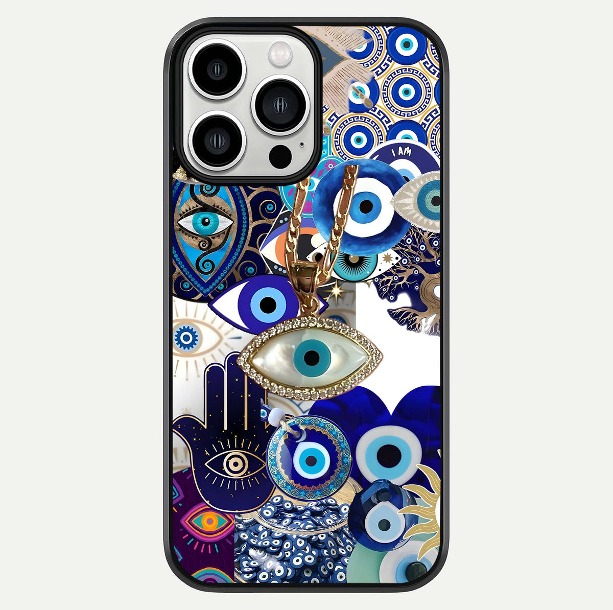 Mystic Charm Eye Glass Case For iPhone 13 Pro Max by Custom World
