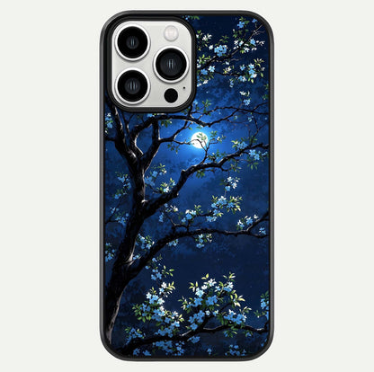 Mystic Floral Night Glass Case For iPhone 13 Pro Max by Custom World