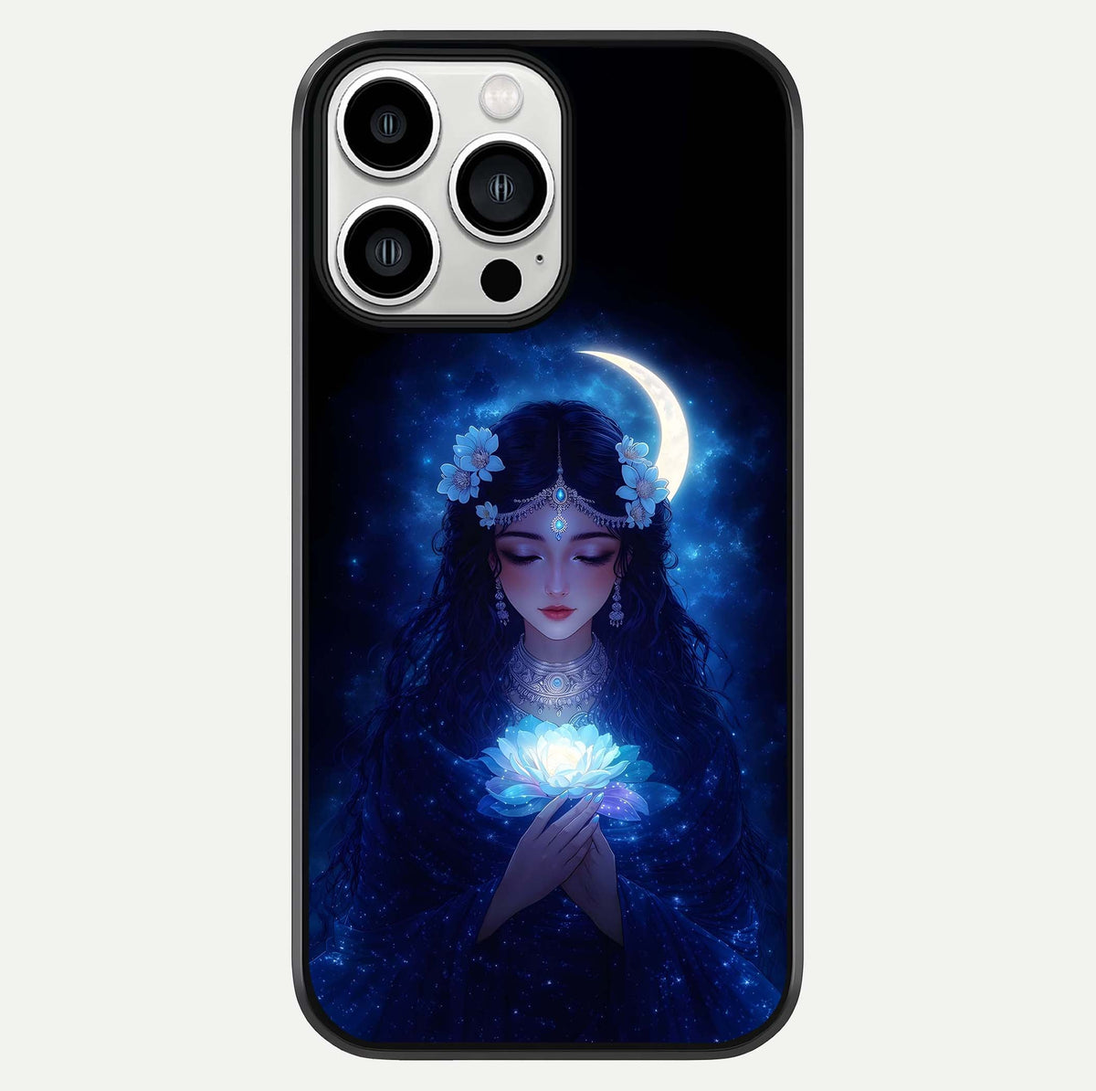 Mystic Moon Queen Glass Case For iPhone 13 Pro Max by Custom World