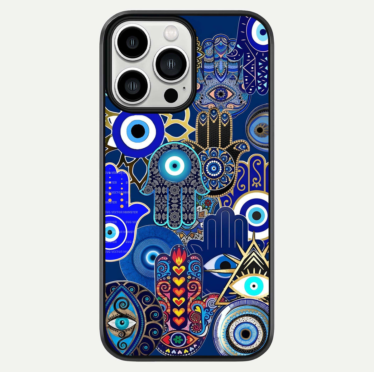 Mystic Palm Guard Glass Case For iPhone 13 Pro Max by Custom World