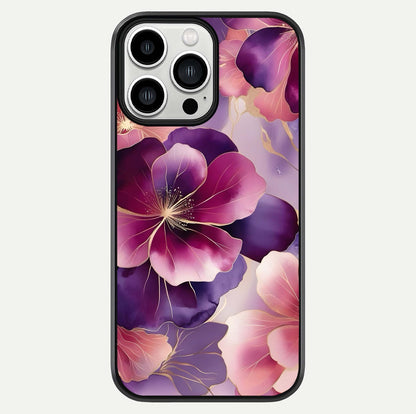 Pink Bouquet Florals Glass Case For iPhone 13 Pro Max by Custom World
