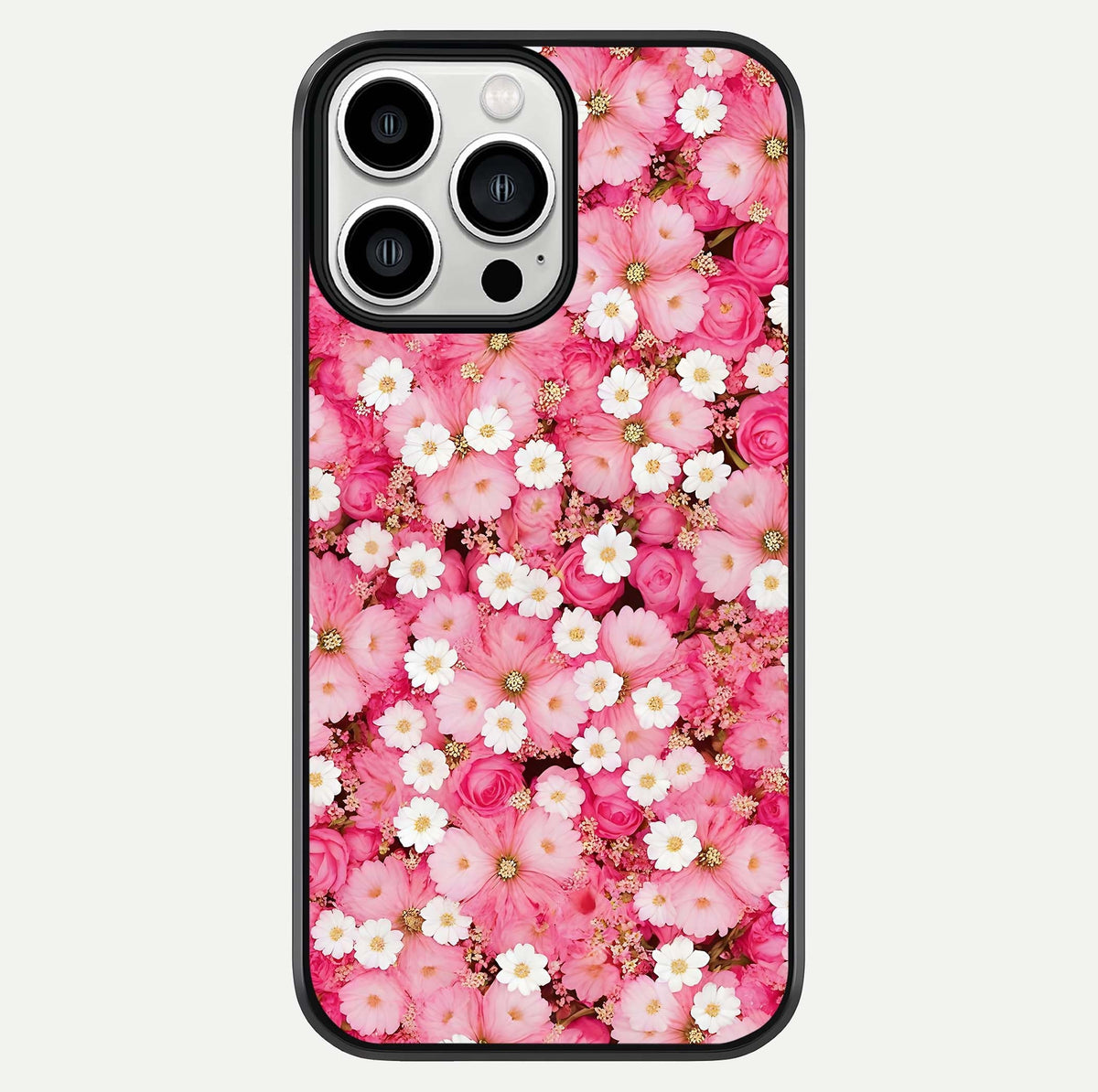 Pink Daisy Bliss Glass Case For iPhone 13 Pro Max by Custom World