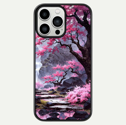 Pinkish Scenery Glass Case For iPhone 13 Pro Max by Custom World