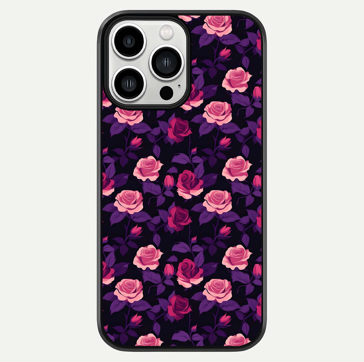 Rose Garden Twilight Glass Case For iPhone 13 Pro Max by Custom World