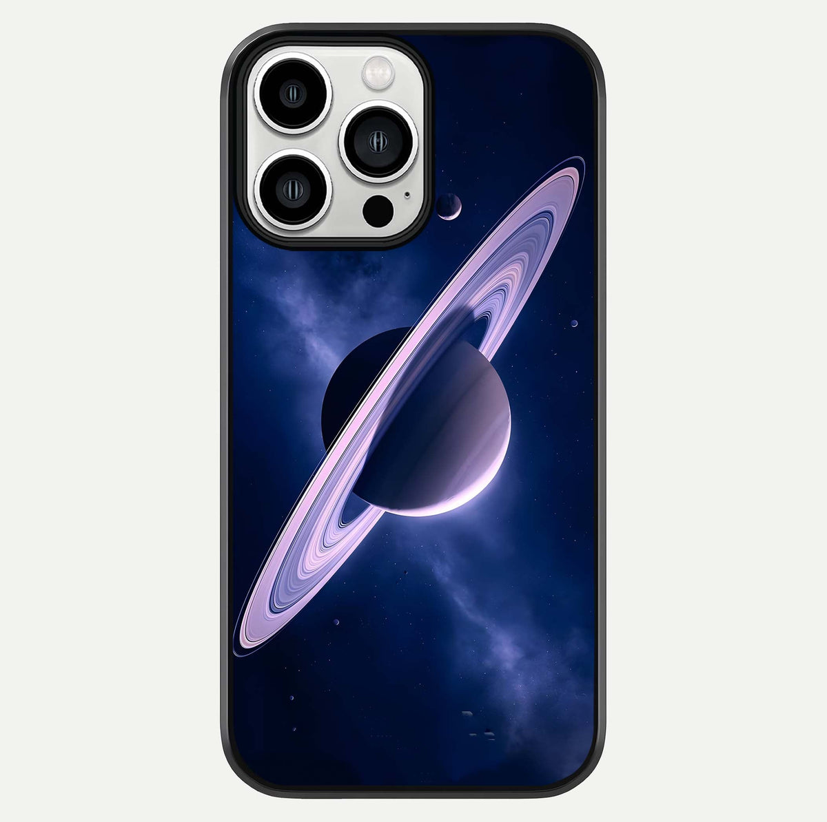 Saturn Ring Mystique Glass Case For iPhone 13 Pro Max by Custom World