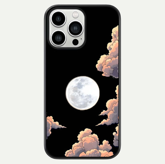 Shade Cloud Moon Glass Case For iPhone 13 Pro Max by Custom World