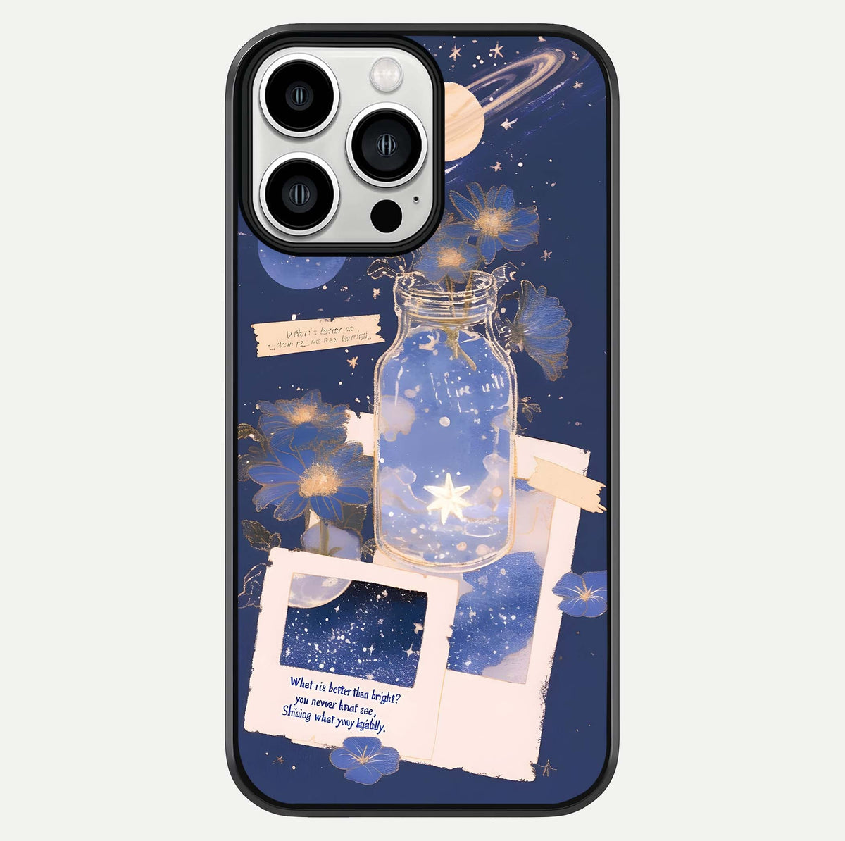 Starlit Cosmic Jar Glass Case For iPhone 13 Pro Max by Custom World
