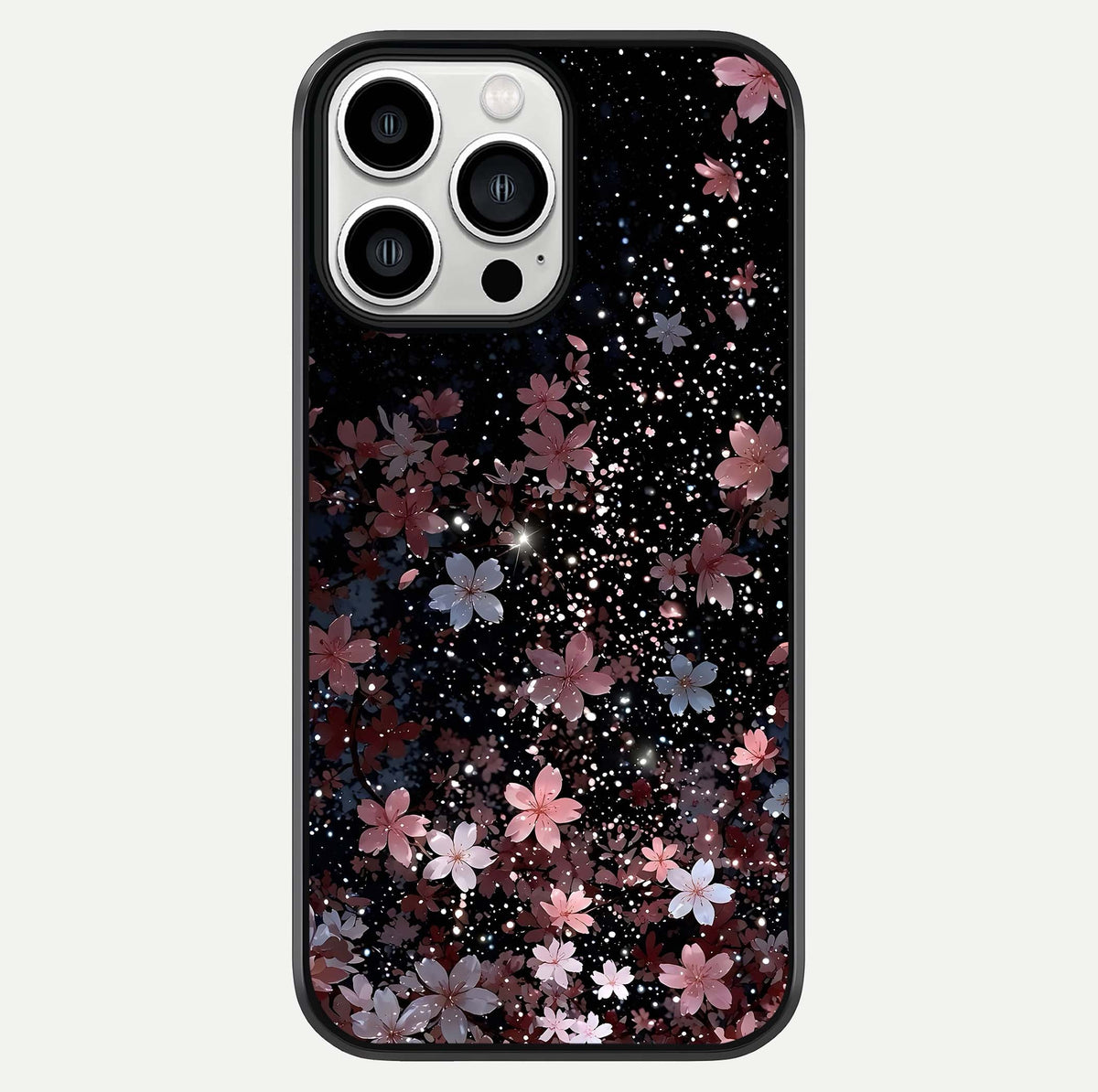 Starlit Flower Dreams Glass Case For iPhone 13 Pro Max by Custom World