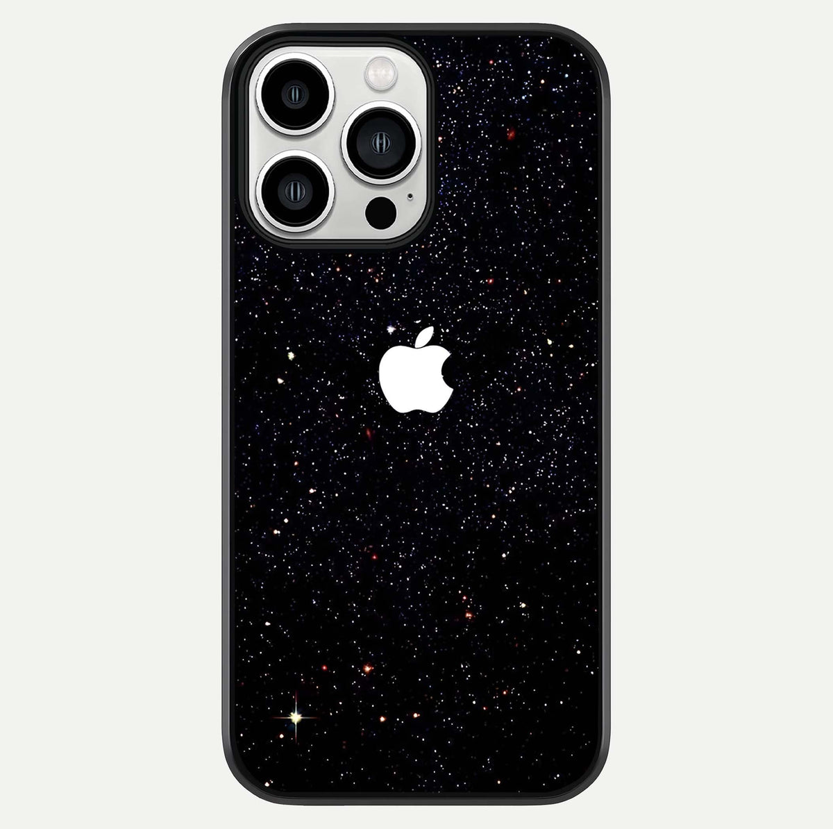 Starry Apple Galaxy Glass Case For iPhone 13 Pro Max by Custom World
