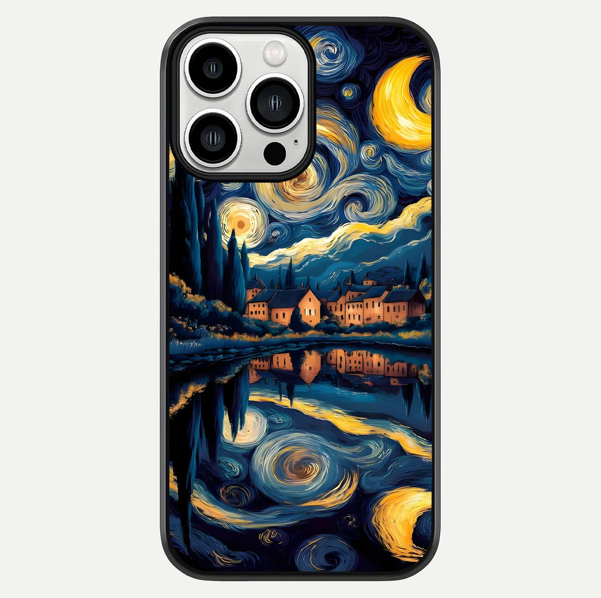 Starry Sky Serenity Glass Case For iPhone 13 Pro Max by Custom World