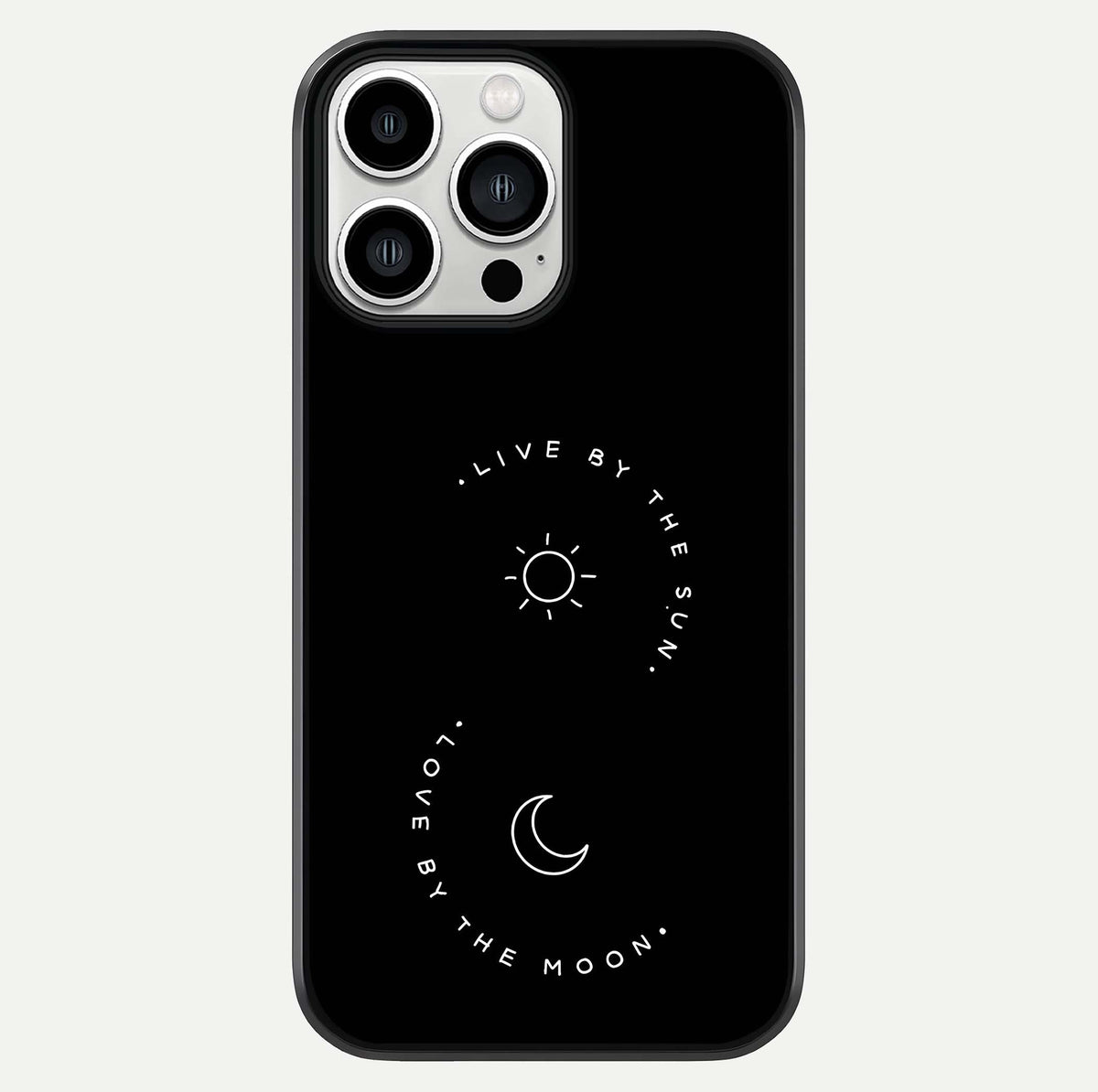 Sun Moon Balance Glass Case For iPhone 13 Pro Max by Custom World