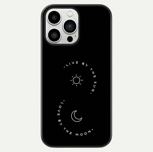 Sun Moon Balance Glass Case For iPhone 13 Pro Max by Custom World