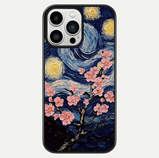 Van Gogh Eye Glass Case For iPhone 13 Pro Max by Custom World