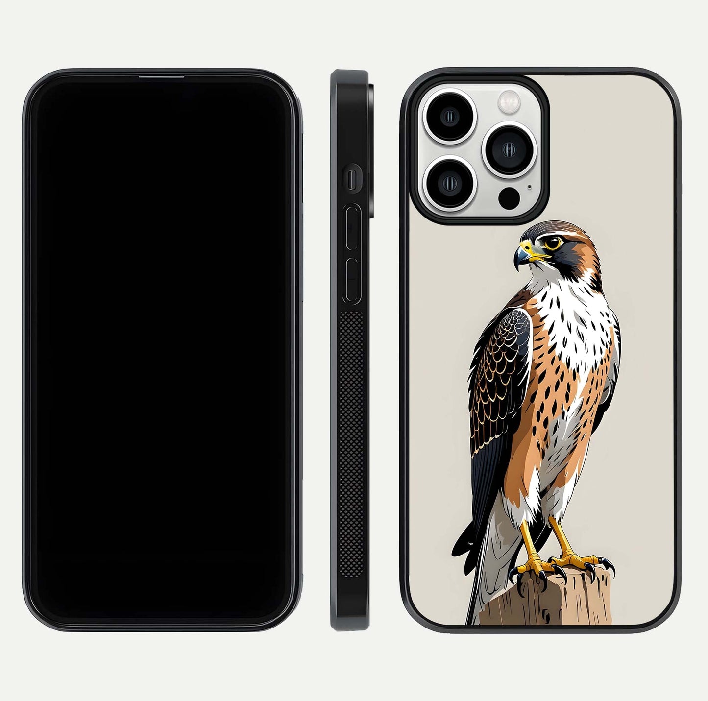 Clever Eagle Glass Case for iPhone 13 Pro Max dual-view layout showing design symmetry and smooth finish