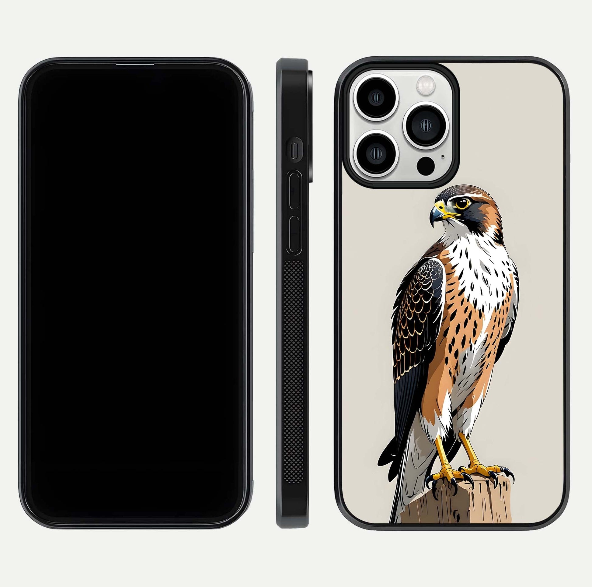 Clever Eagle Glass Case for iPhone 13 Pro Max dual-view layout showing design symmetry and smooth finish