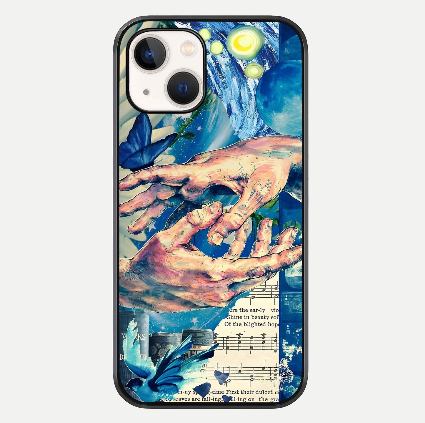 Aesthetic Divider Glass Case For iPhone 16 Pro by Custom World