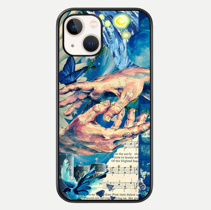 Aesthetic Divider Glass Case For iPhone 16 Pro by Custom World