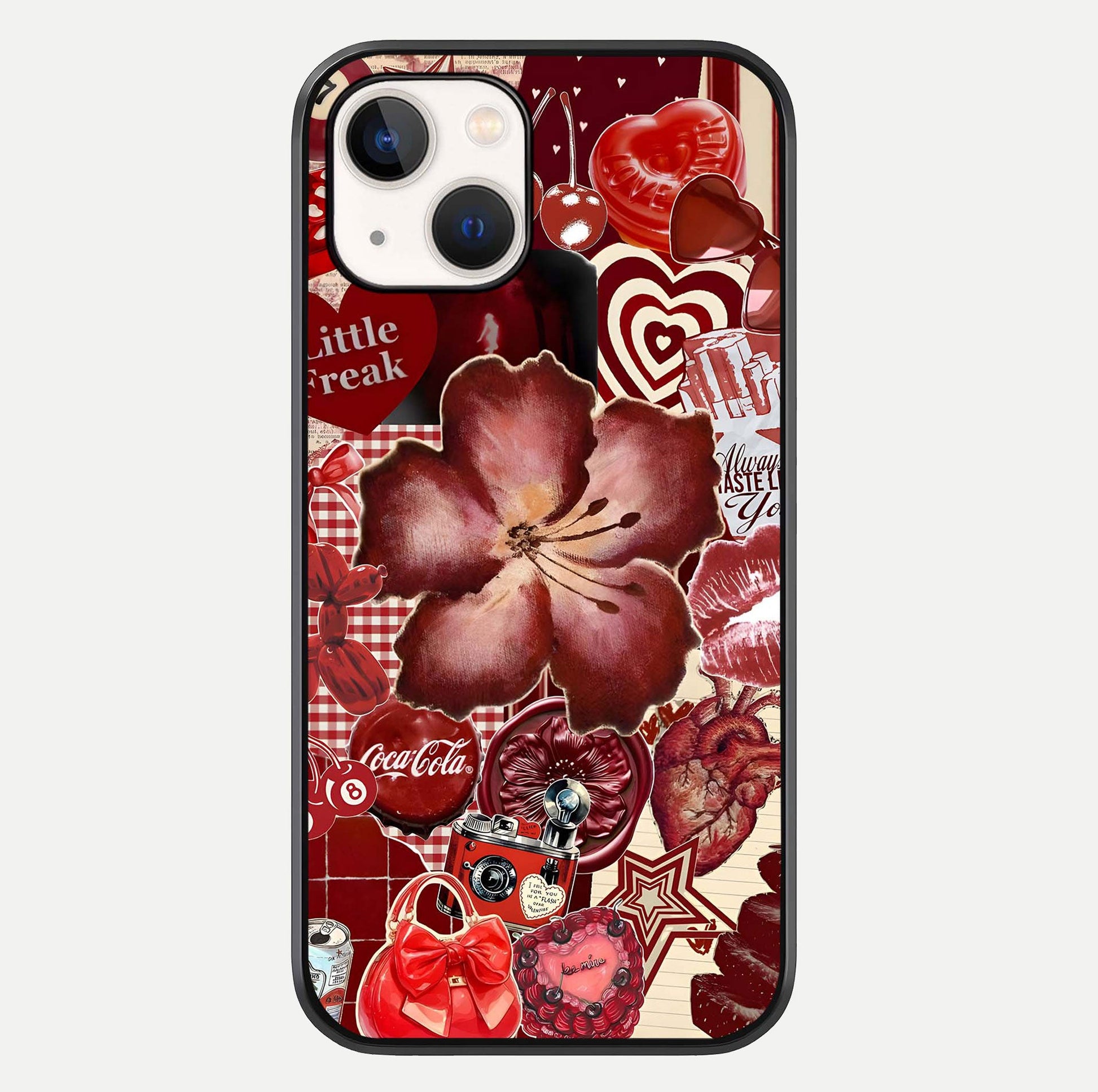 Aesthetic Little Freak Glass Case For iPhone 16 Pro by Custom World