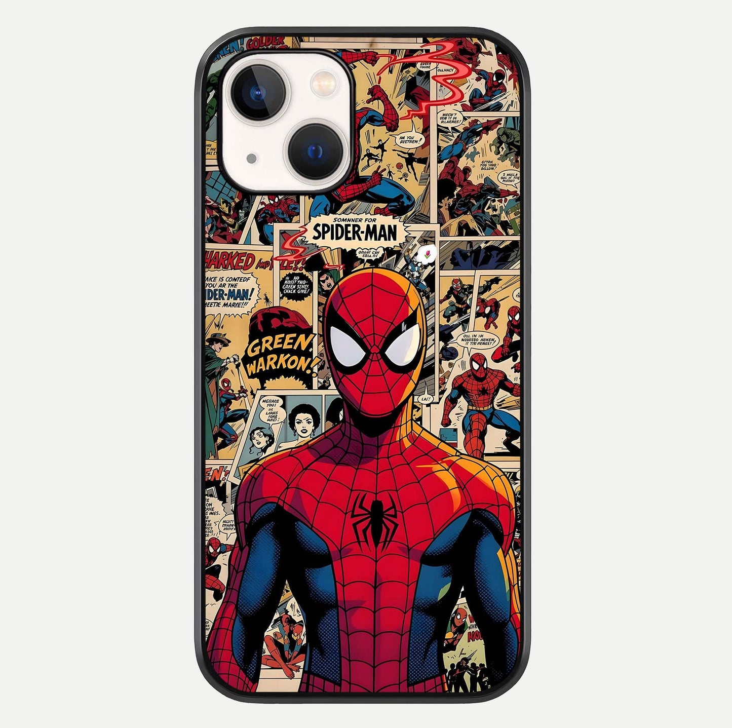 Aesthetic Spider Glass Case For iPhone 16 Pro by Custom World