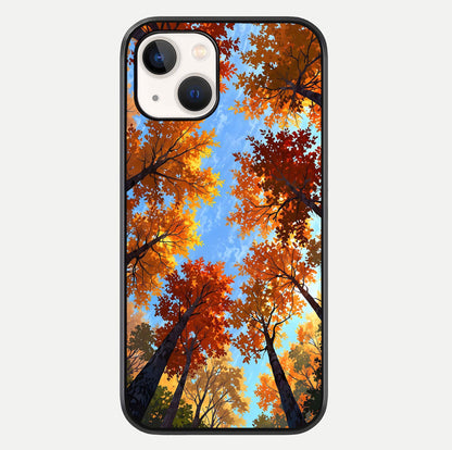 Autumn Sky Rise Glass Case For iPhone 16 Pro by Custom World