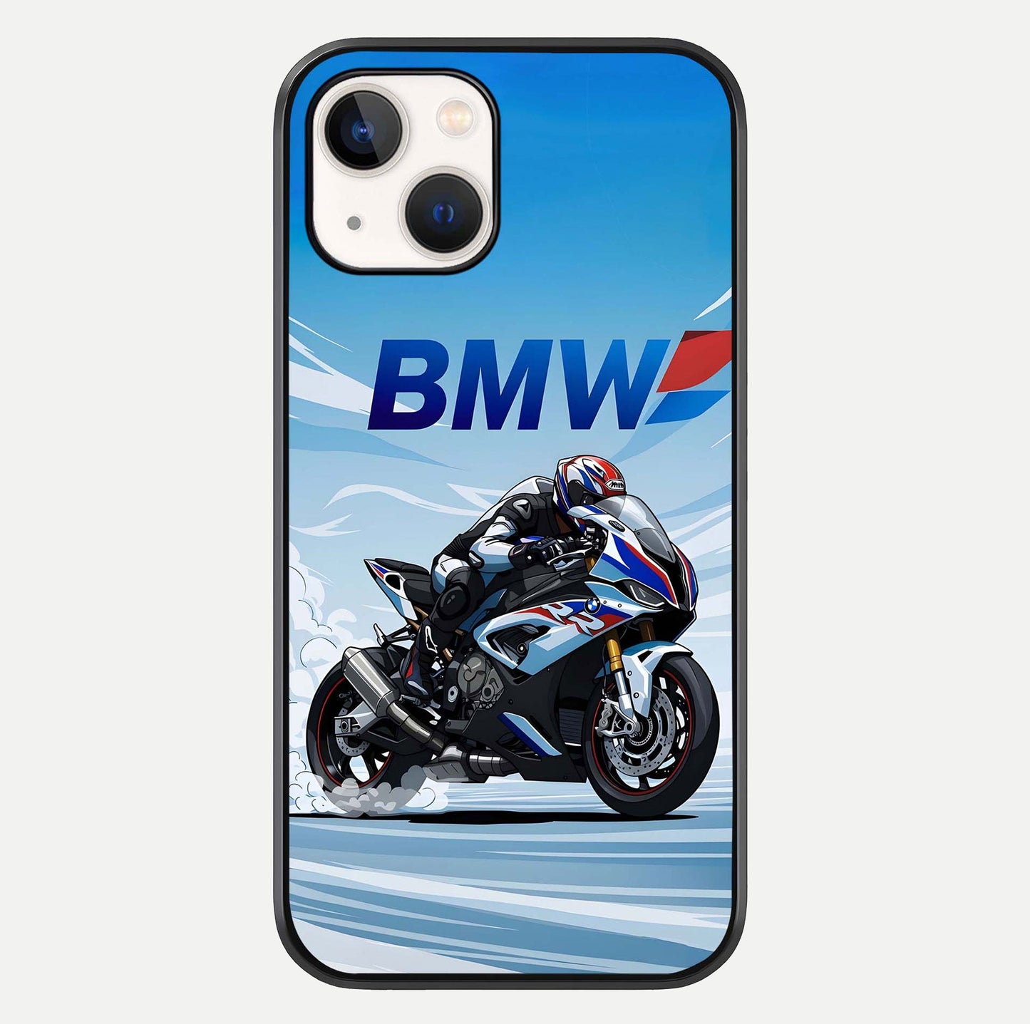 BMW Power Drift Glass Case For iPhone 14 by Custom World