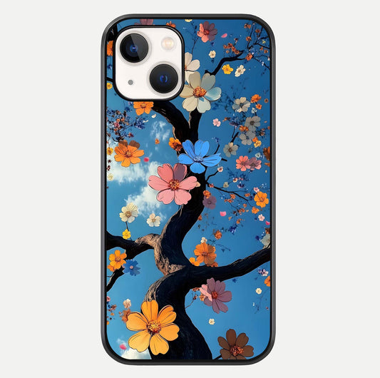 Blossom Dream Sky Glass Case For iPhone 16 Pro by Custom World