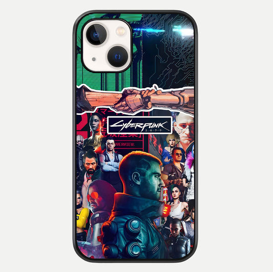 CYBERPUNK Legacy Glass Case For iPhone 14 by Custom World