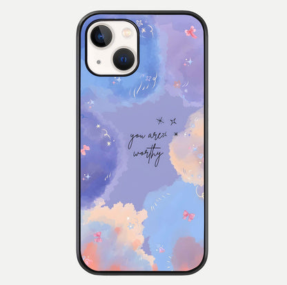 Celestial Cloud Magic Glass Case For iPhone 14 by Custom World
