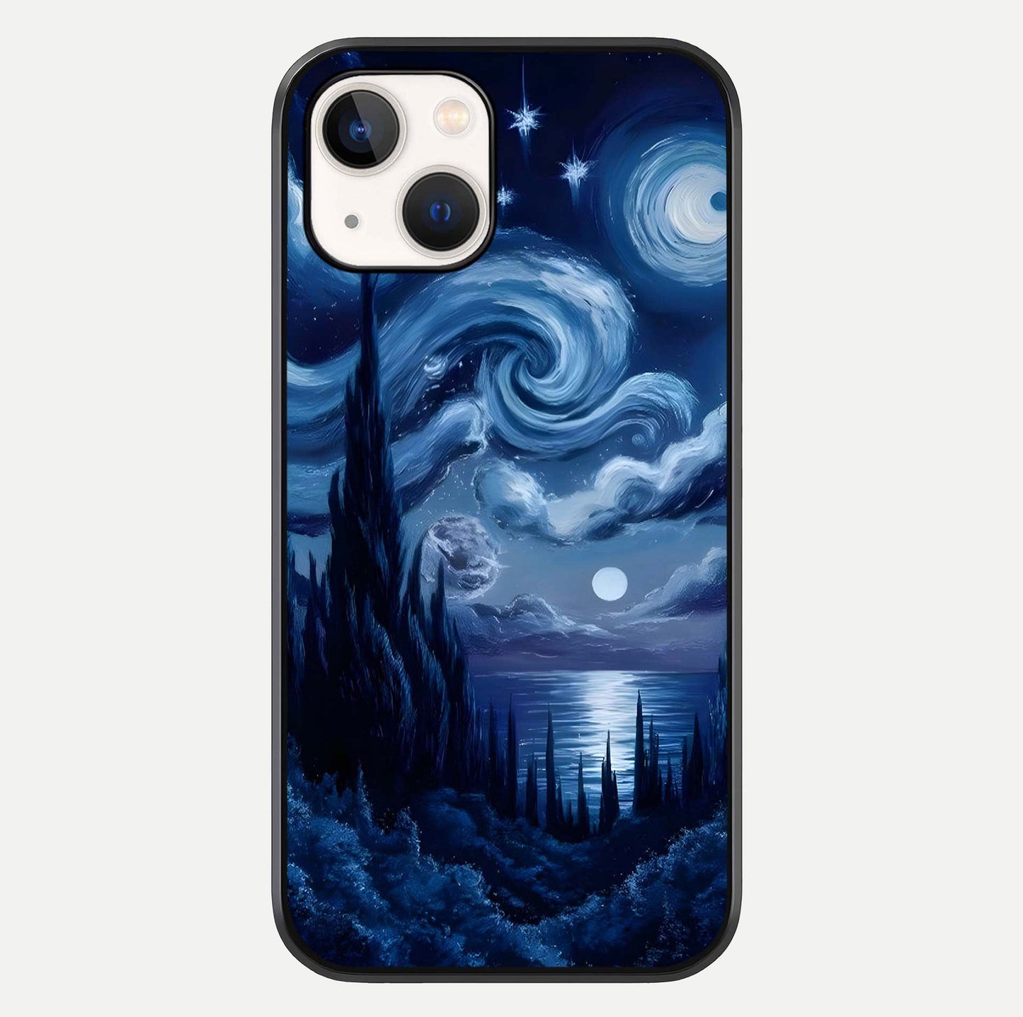 Celestial Dream Van Gogh Glass Case For iPhone 14 by Custom World