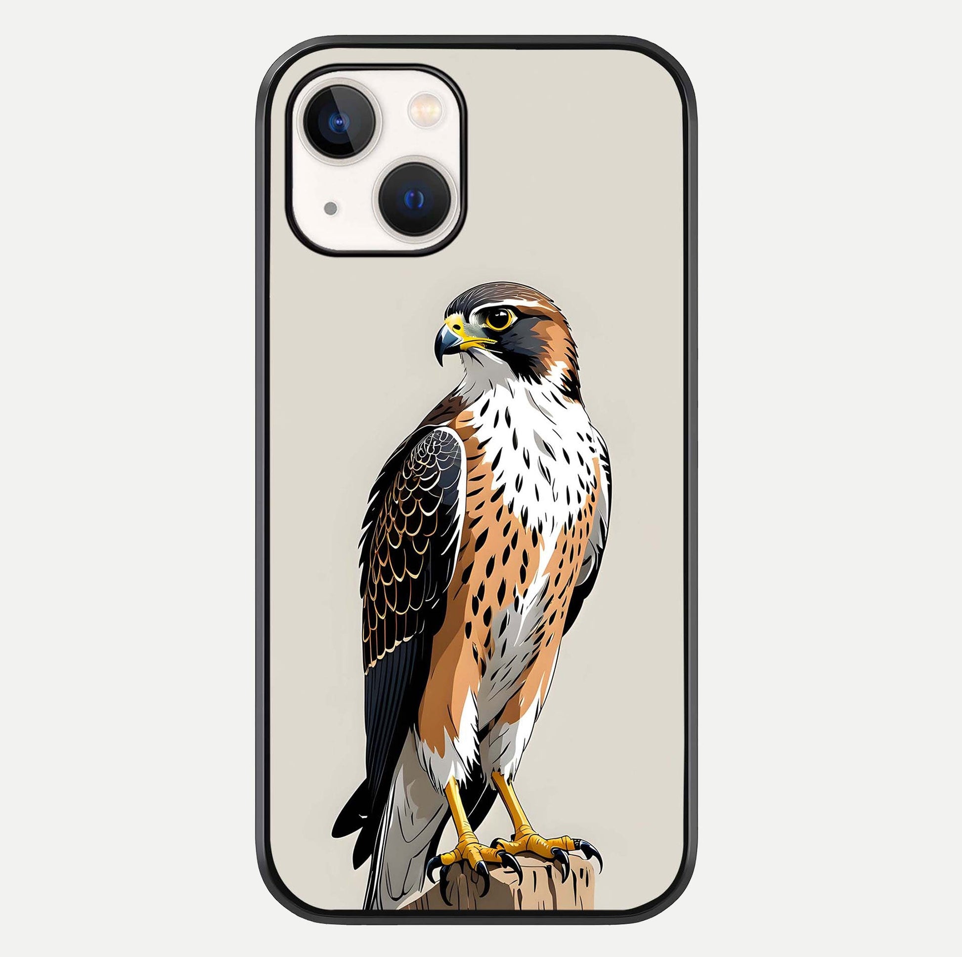 Clever Eagle Glass Case For iPhone 14 by Custom World