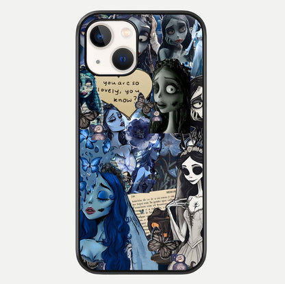 Corpse Bride Posters Glass Case For iPhone 14 by Custom World