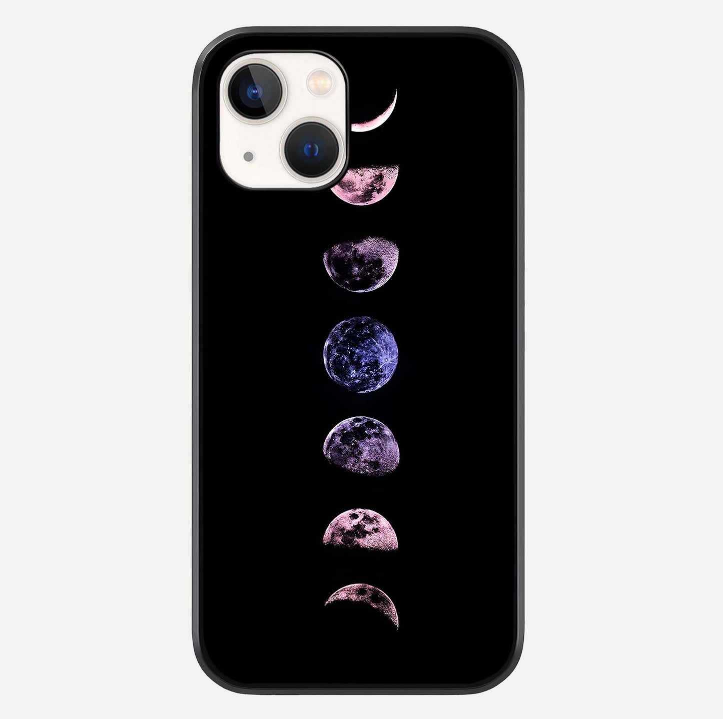 Crimson All Planets Glass Case For iPhone 14 by Custom World