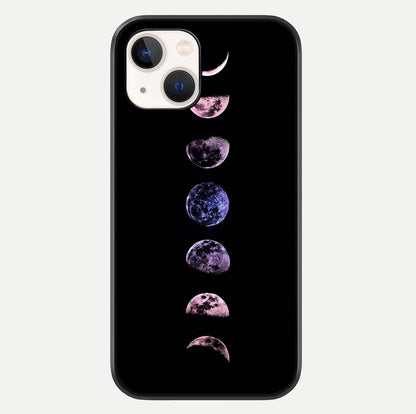 Crimson All Planets Glass Case For iPhone 14 by Custom World