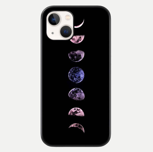 Crimson All Planets Glass Case For iPhone 14 by Custom World